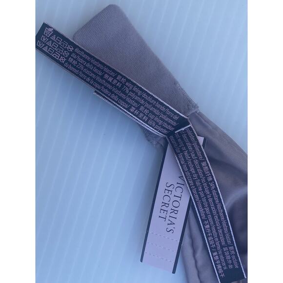 Victoria's Secret Bra Womens 34D Purple Very Sexy Push Up Rhinestone Logo Strap - Picture 7 of 12